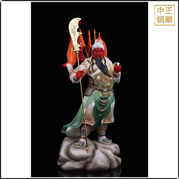 紅臉綠衣彩繪銅關公像.jpg 紅臉綠衣彩繪銅關公像.jpg